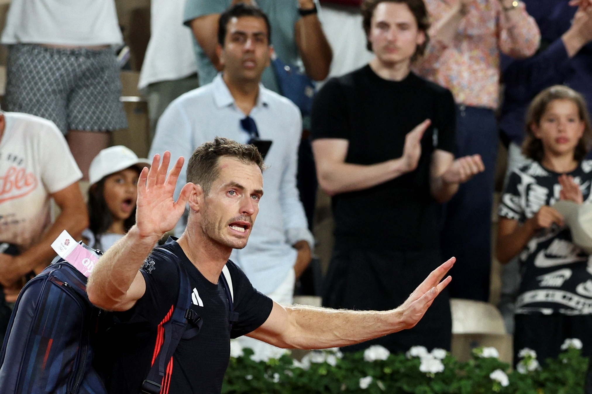 关于法网力克澳网，穆雷点燃赛场的信息